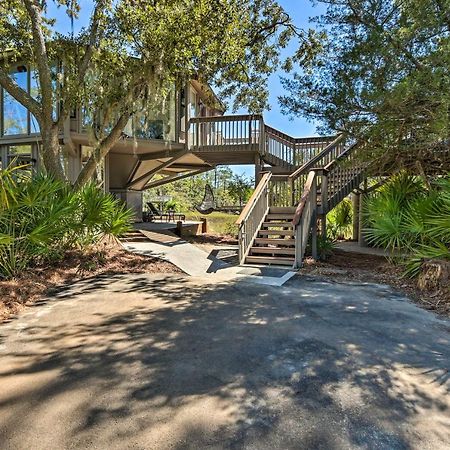 Villa Airy Treehouse With Bikes Walk To Harbour Town! à Île de Hilton-Head Extérieur photo