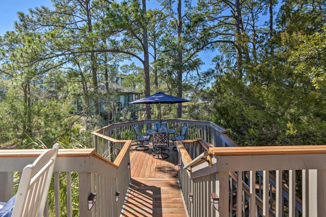 Villa Airy Treehouse With Bikes Walk To Harbour Town! à Île de Hilton-Head Extérieur photo