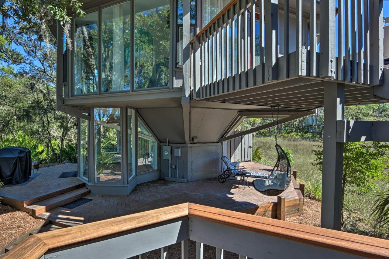 Villa Airy Treehouse With Bikes Walk To Harbour Town! à Île de Hilton-Head Extérieur photo