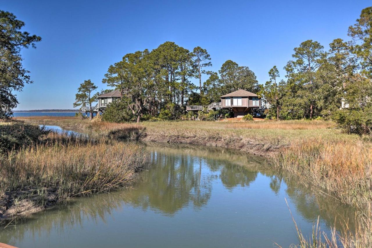 Villa Airy Treehouse With Bikes Walk To Harbour Town! à Île de Hilton-Head Extérieur photo