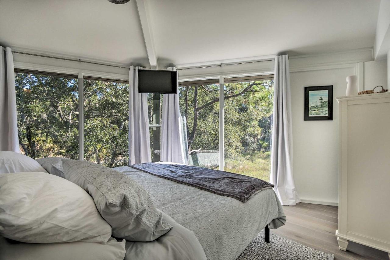 Villa Airy Treehouse With Bikes Walk To Harbour Town! à Île de Hilton-Head Extérieur photo